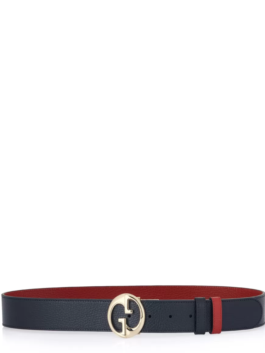 Gucci reversible belt black-red Black/red Best Sale