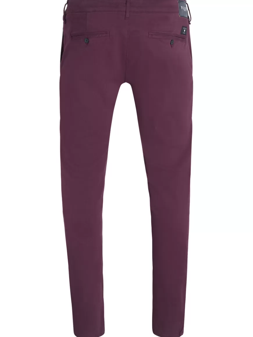 GUESS Pants Burgundy Best Sale