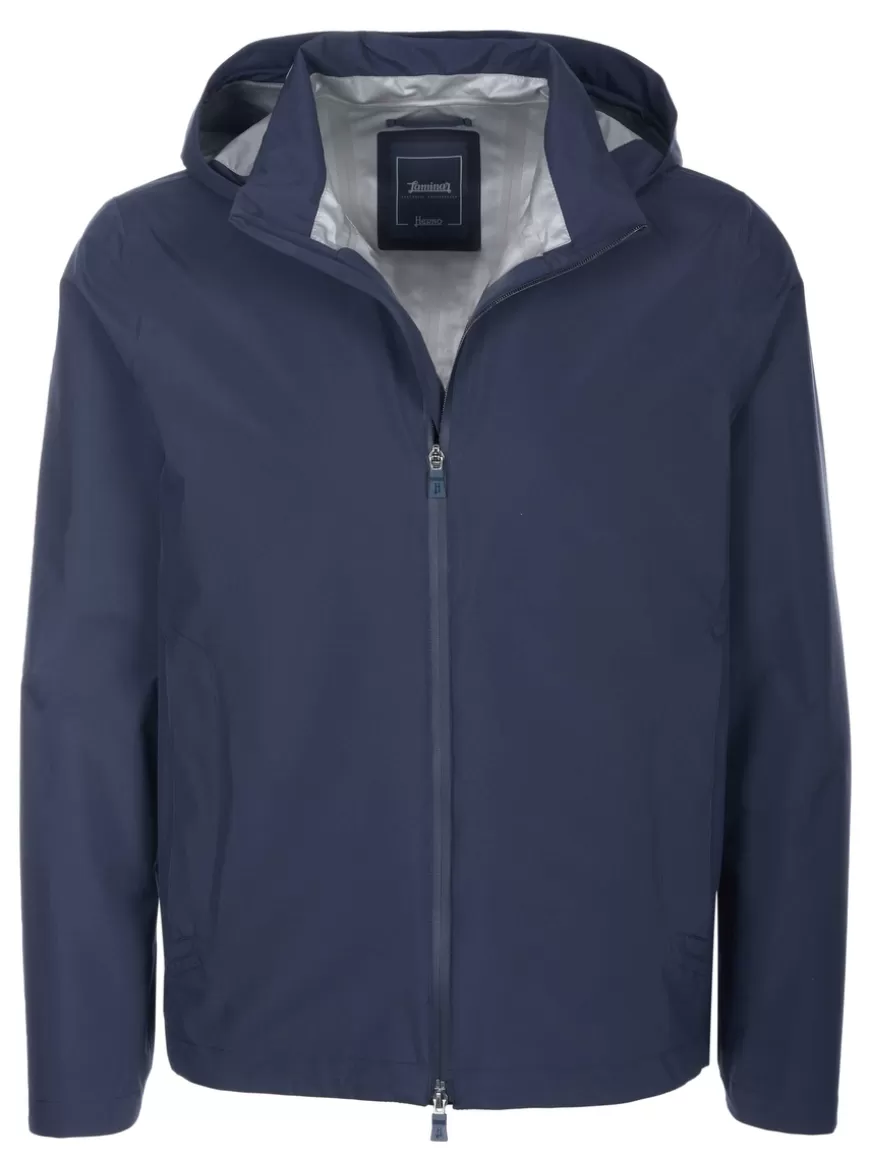 Herno Jacket Blue Cheap