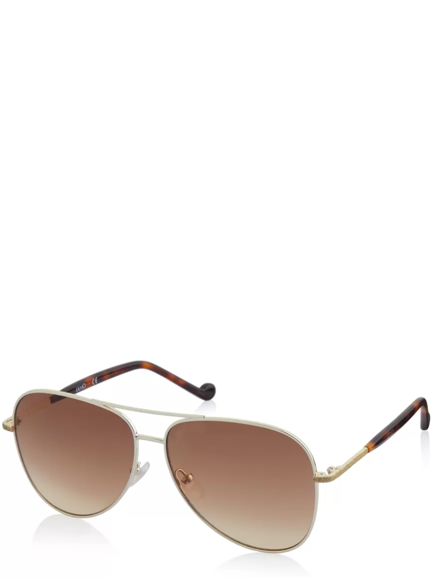 Liu Jo Sunglasses Gold Outlet