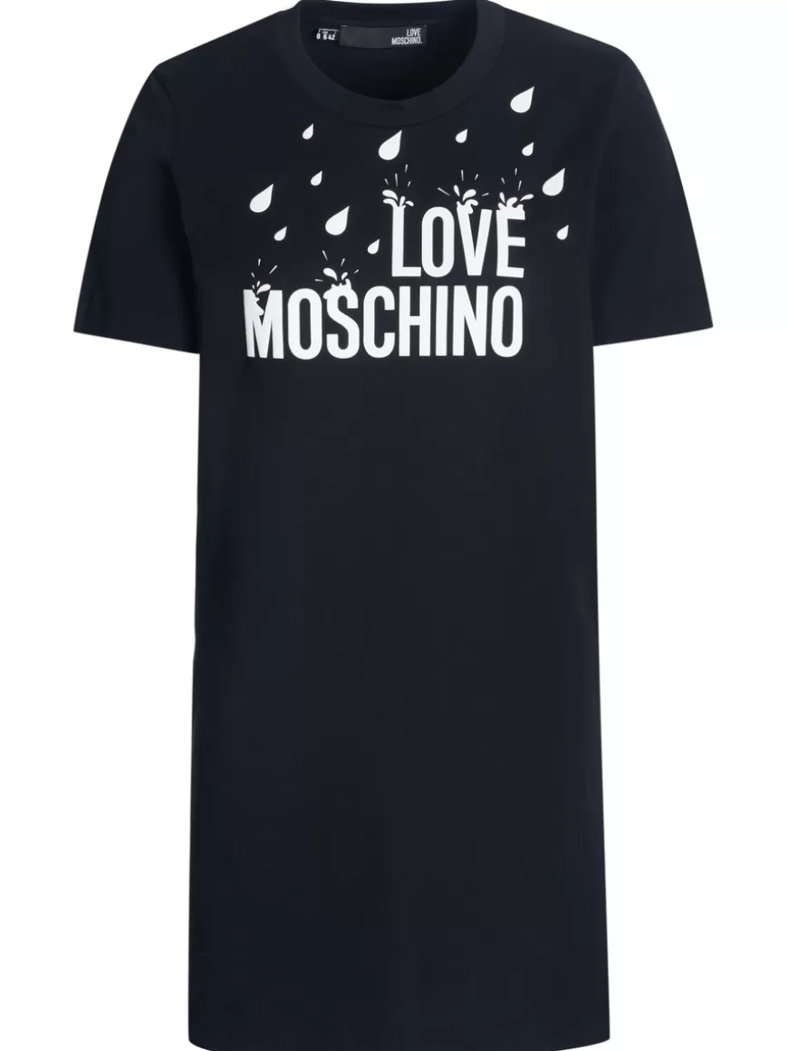 Love Moschino Dress Black Cheap