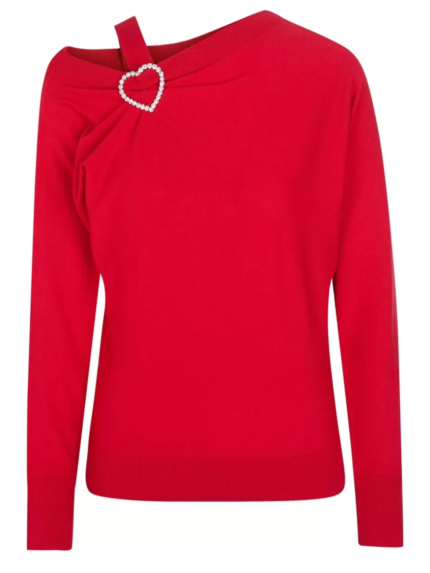 Love Moschino Pullover Red Hot