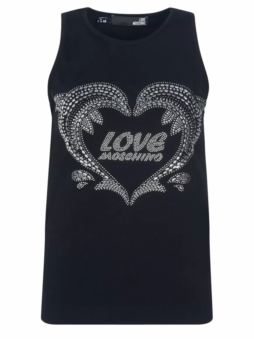 Love Moschino Top Black Cheap