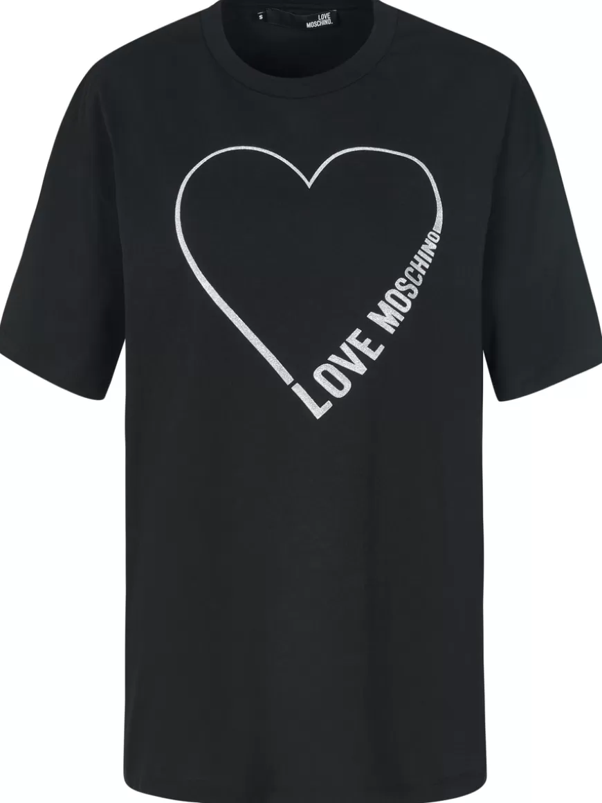 Love Moschino Top Black Flash Sale