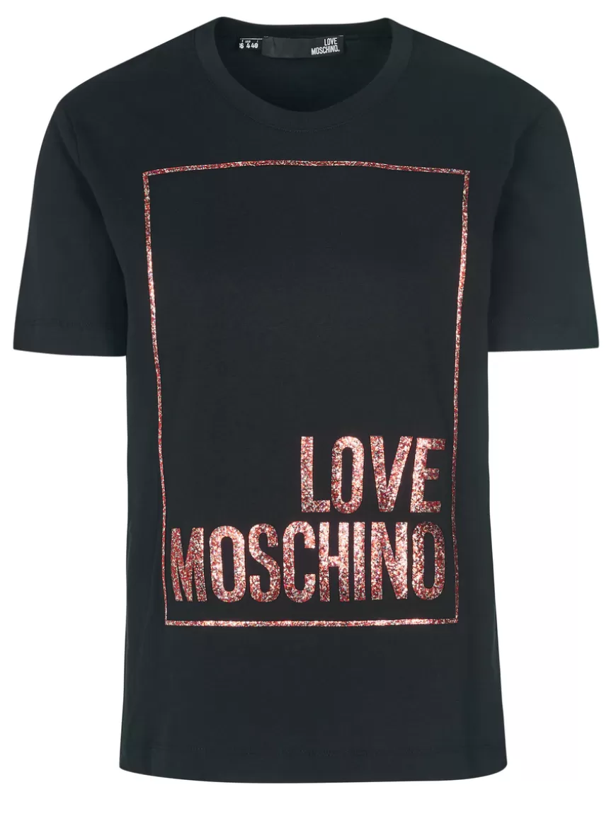 Love Moschino Top Black Best Sale