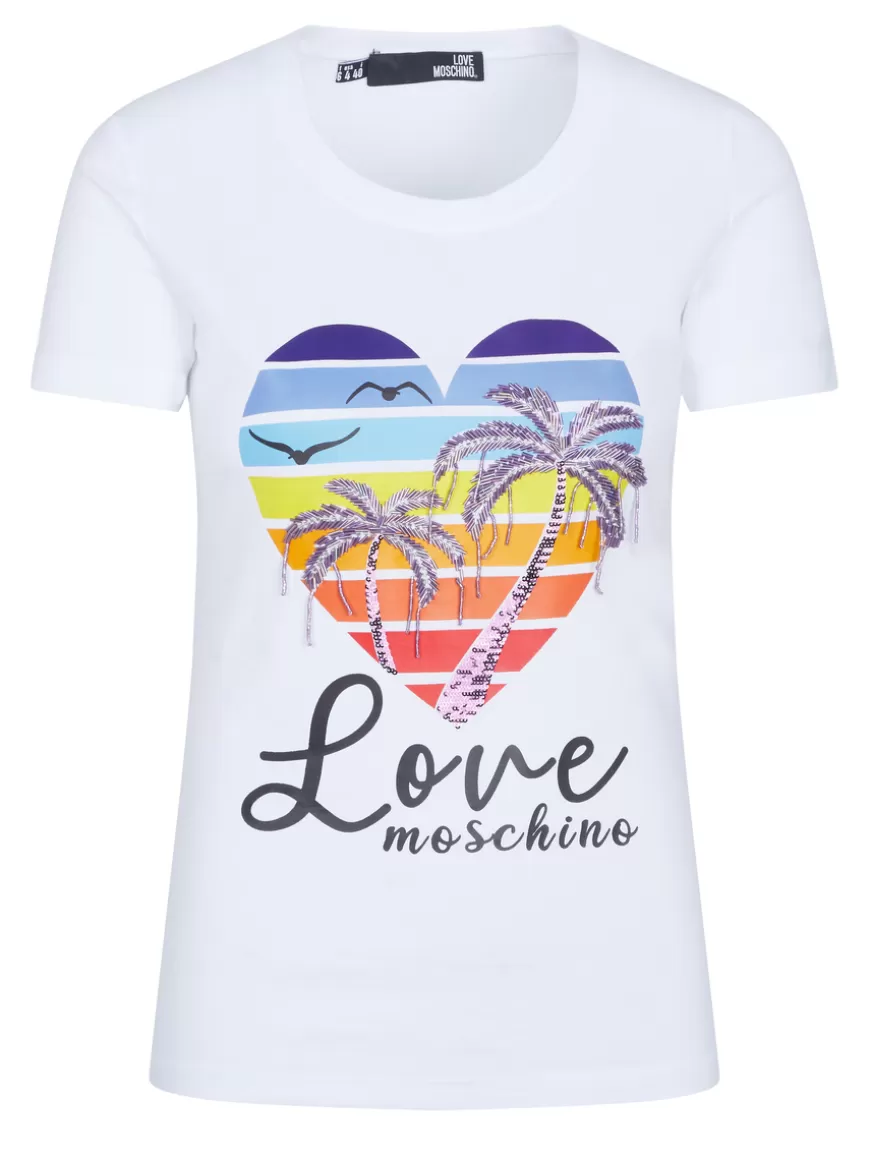 Love Moschino Top White Best