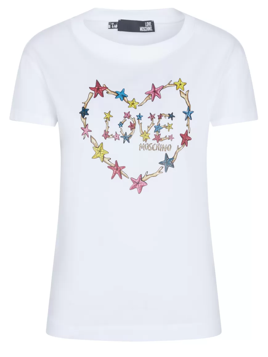 Love Moschino Top White Clearance