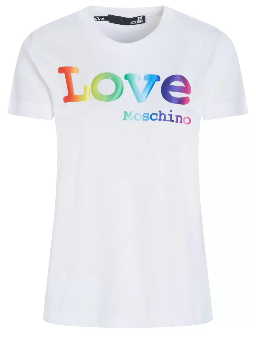 Love Moschino Top White Sale