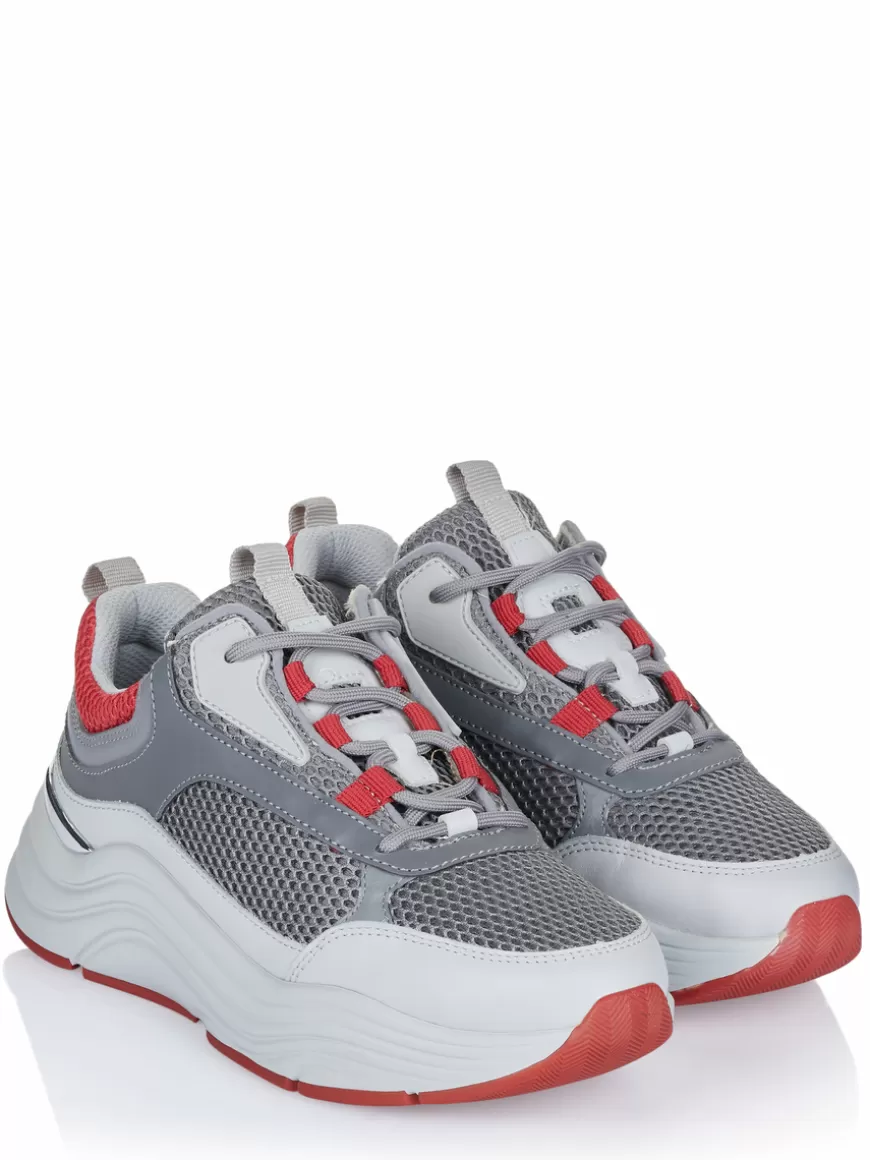 Mallet Shoe Grey-red Sale