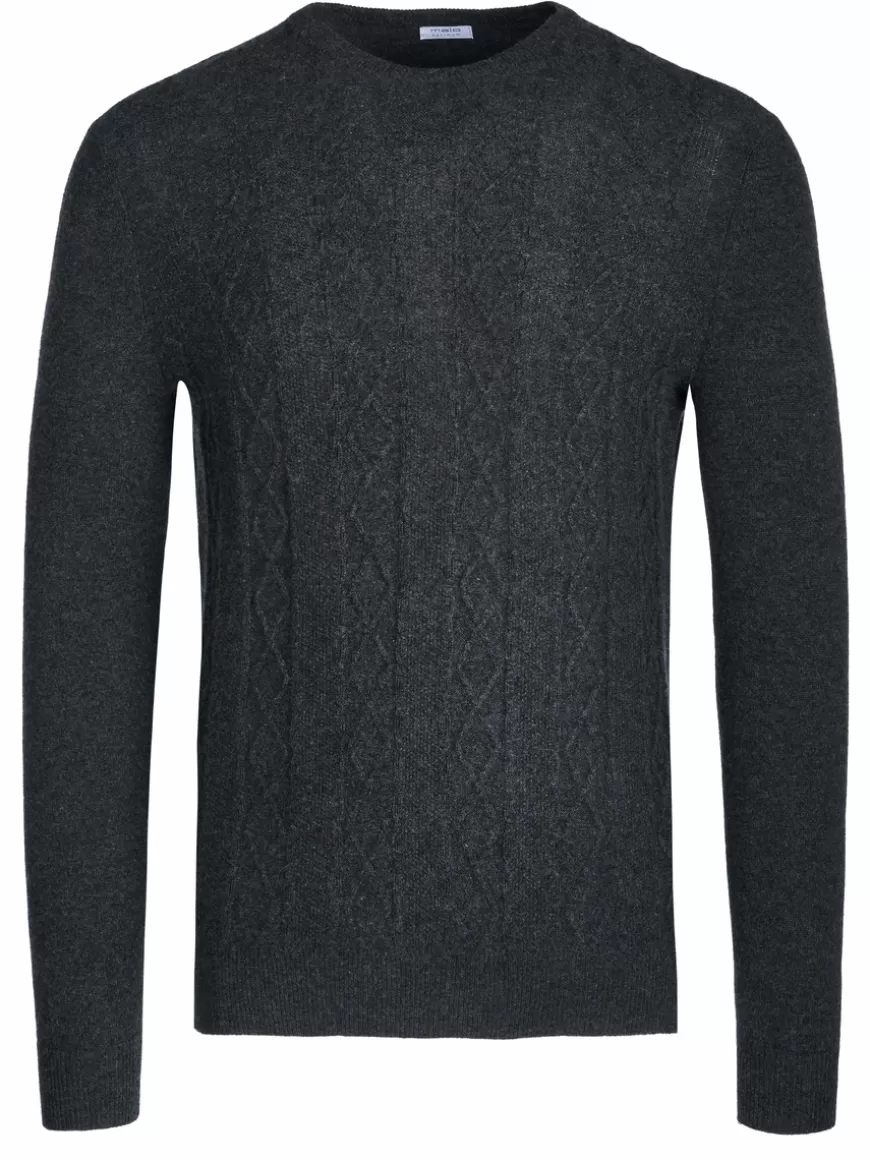 Malo Optimum cashmere pullover Anthracite Fashion