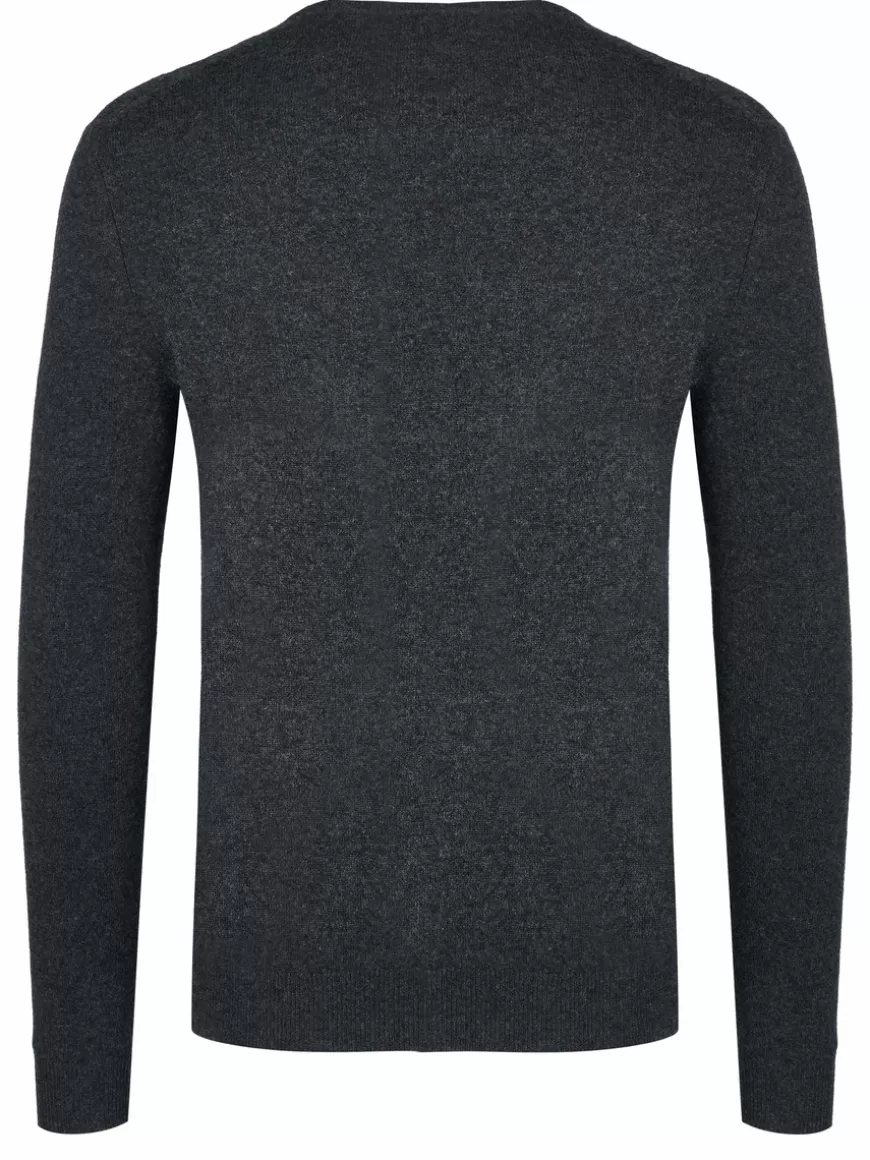 Malo Optimum cashmere pullover Anthracite Fashion