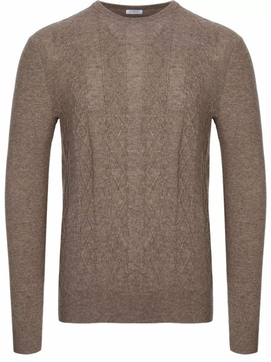 Malo Optimum cashmere pullover Brown Best