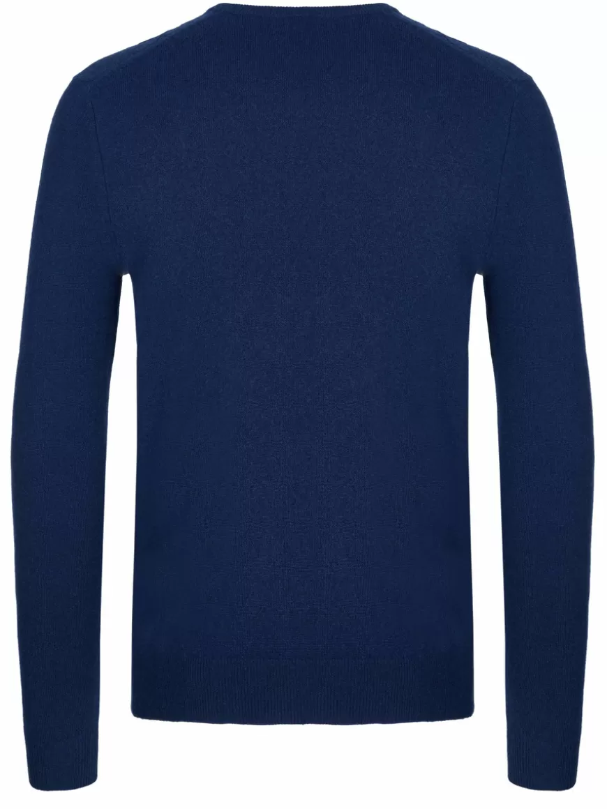 Malo Optimum cashmere pullover dark blue Darkblue Clearance