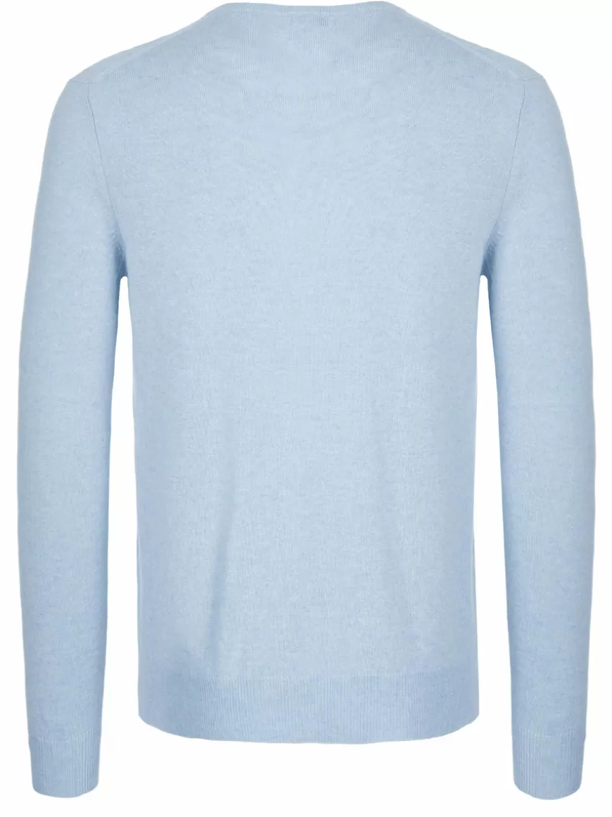 Malo Optimum cashmere pullover light blue Lightblue Online