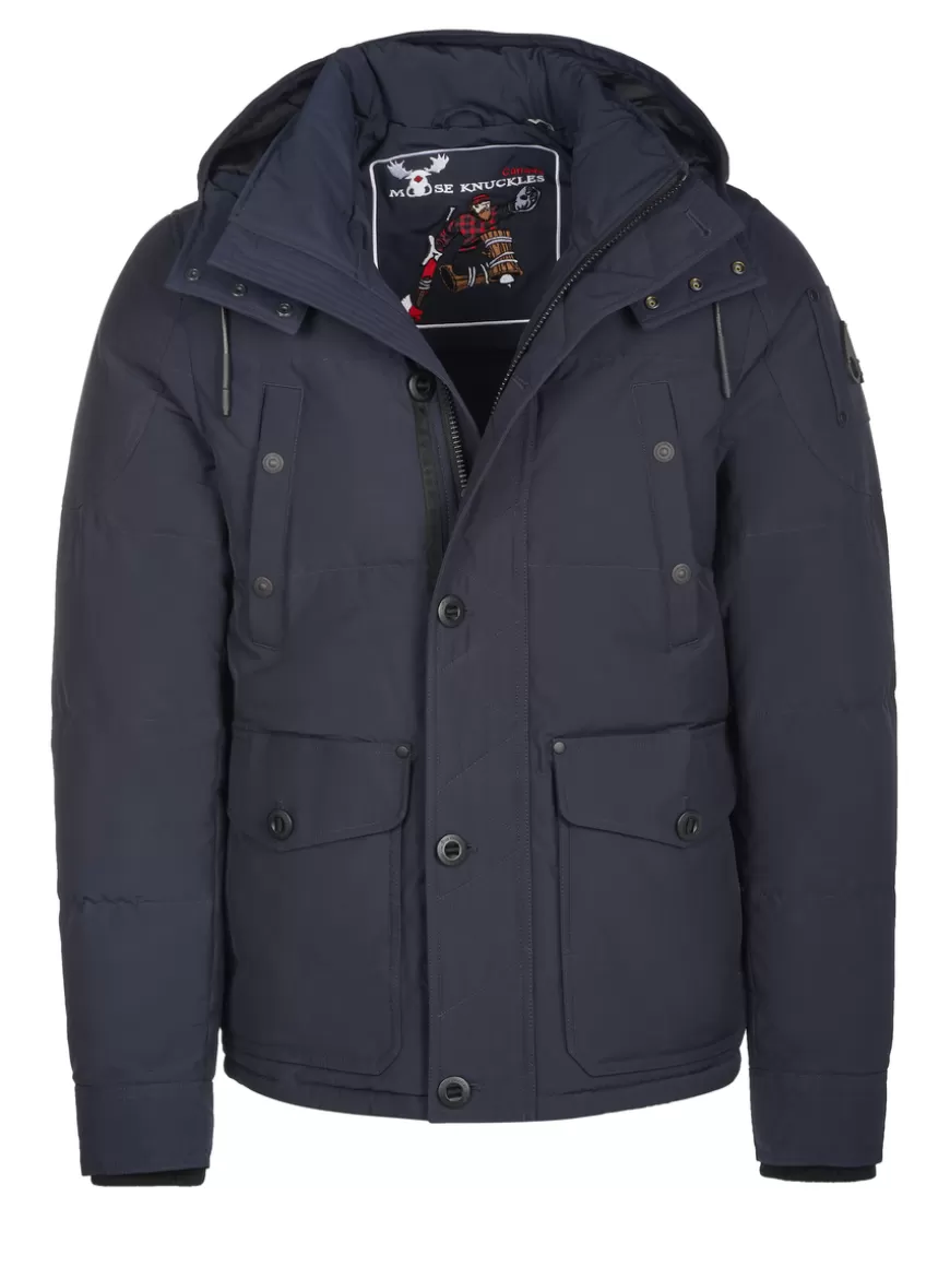 Moose Knuckles Jacket Navy Fashion