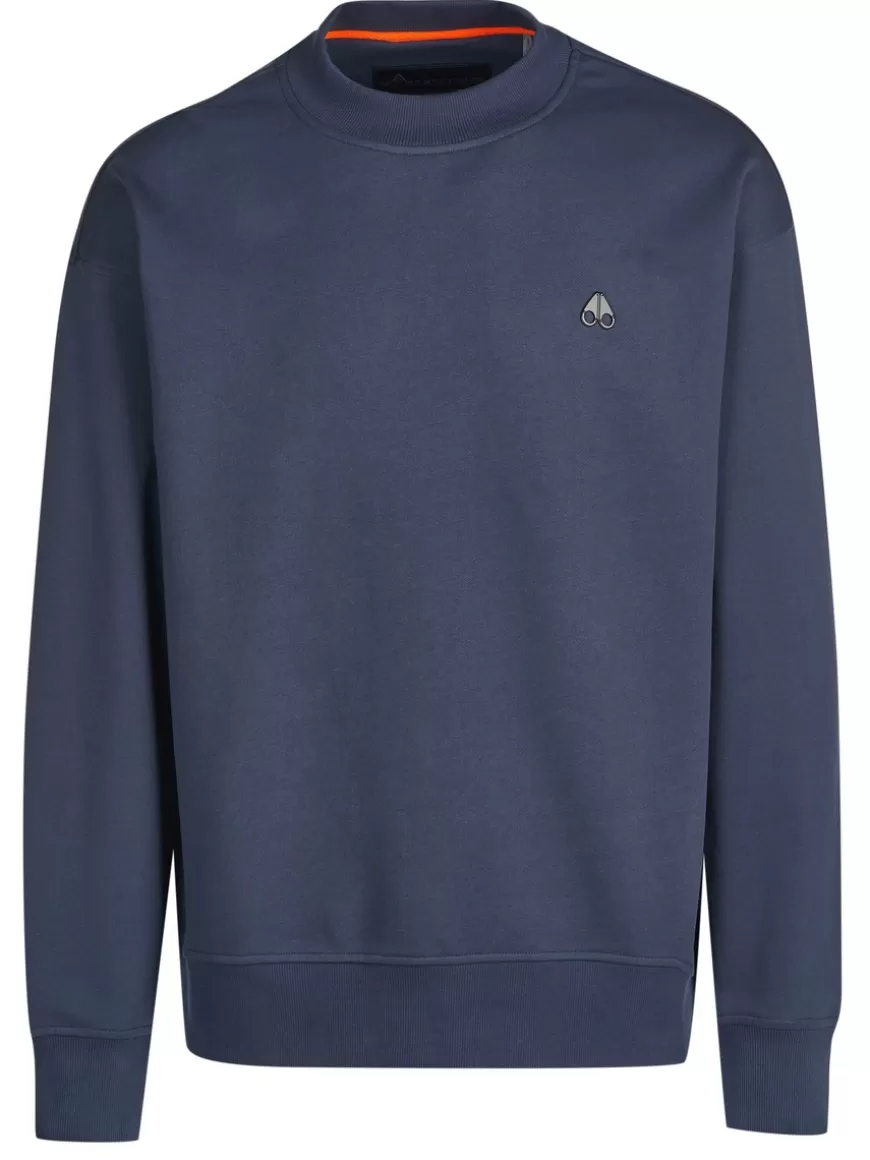 Moose Knuckles Pullover Navy Store