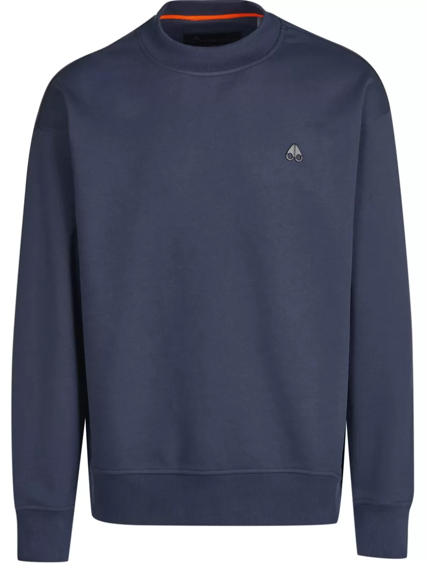 Moose Knuckles Pullover Navy Fashion