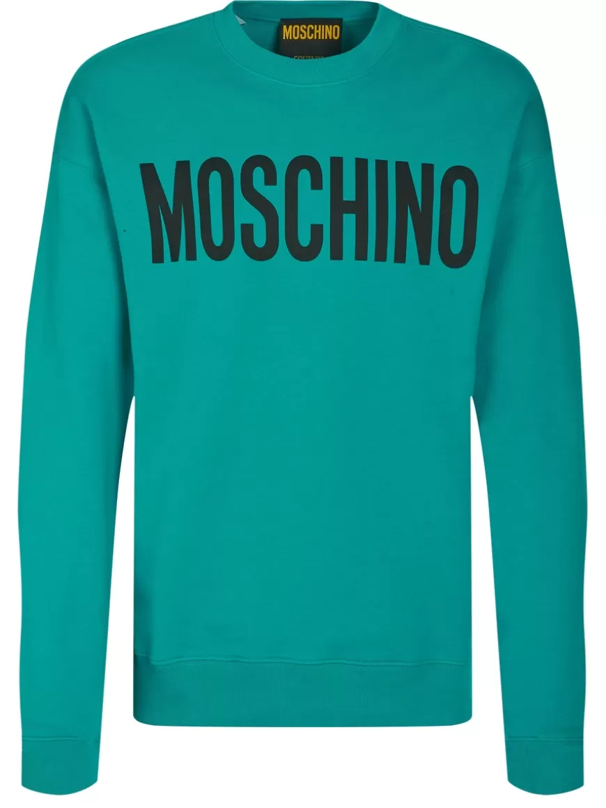 Moschino Couture! Pullover Blue Outlet