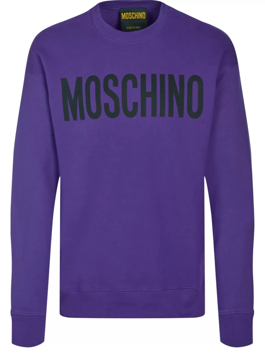 Moschino Couture! Pullover Purple Discount