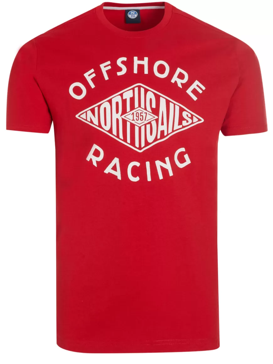 North Sails T-shirt Red Sale