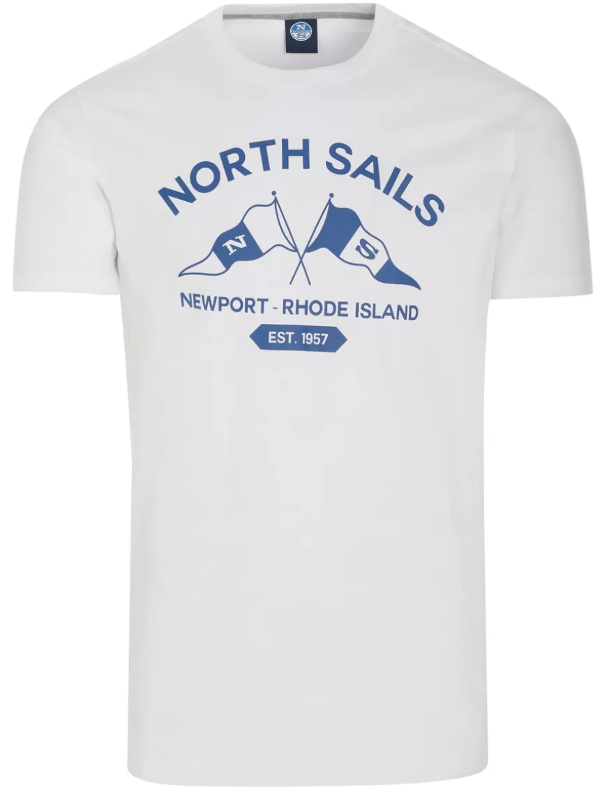 North Sails T-shirt White Cheap