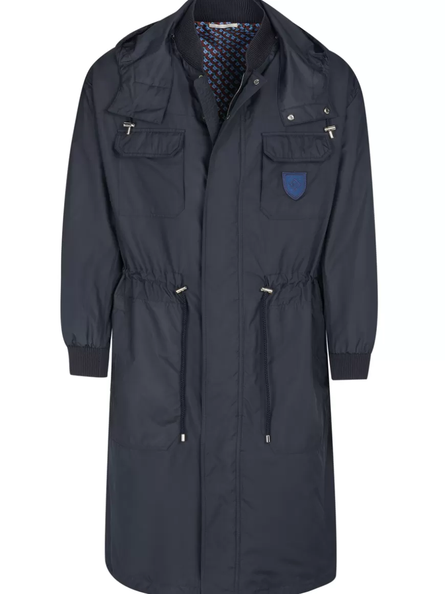 Pal Zileri Coat Navy Outlet