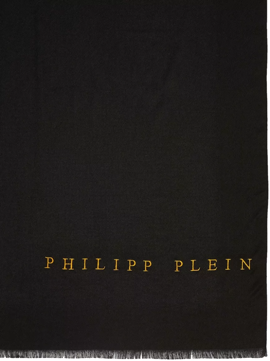 Philipp Plein Scarf Black New