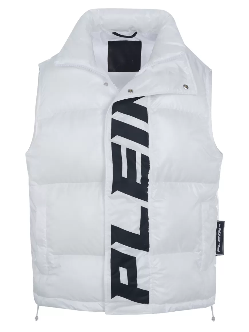 Philipp Plein Vest White Flash Sale