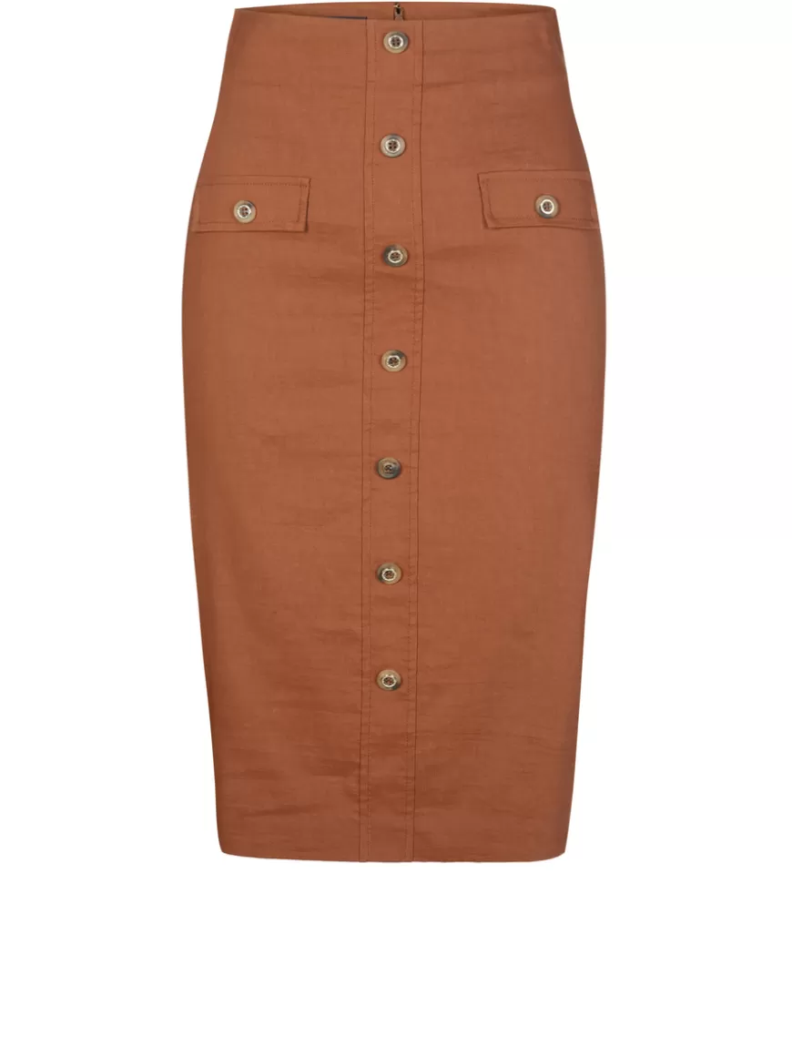 Pinko Skirt Brown Online