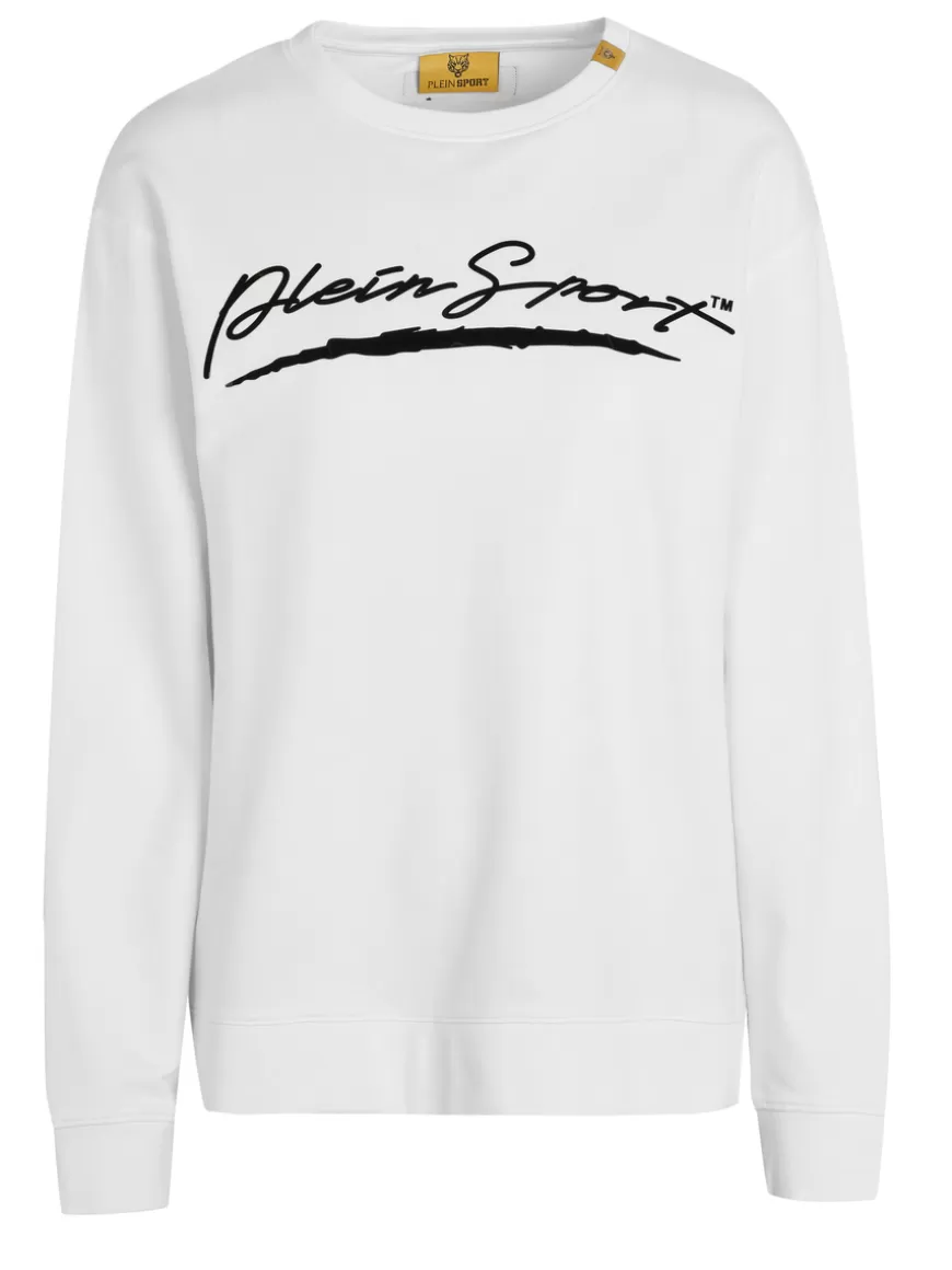 Plein Sport Pullover White Cheap