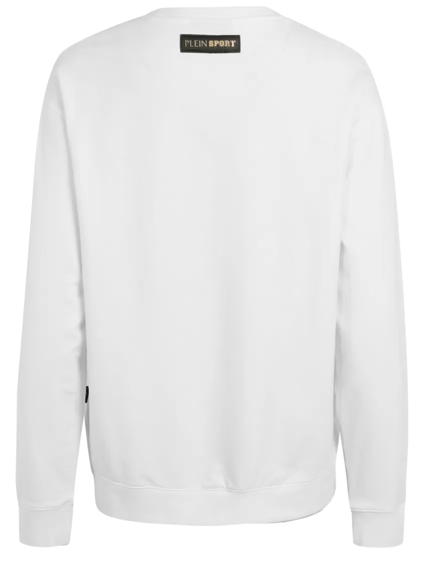 Plein Sport Pullover White Cheap