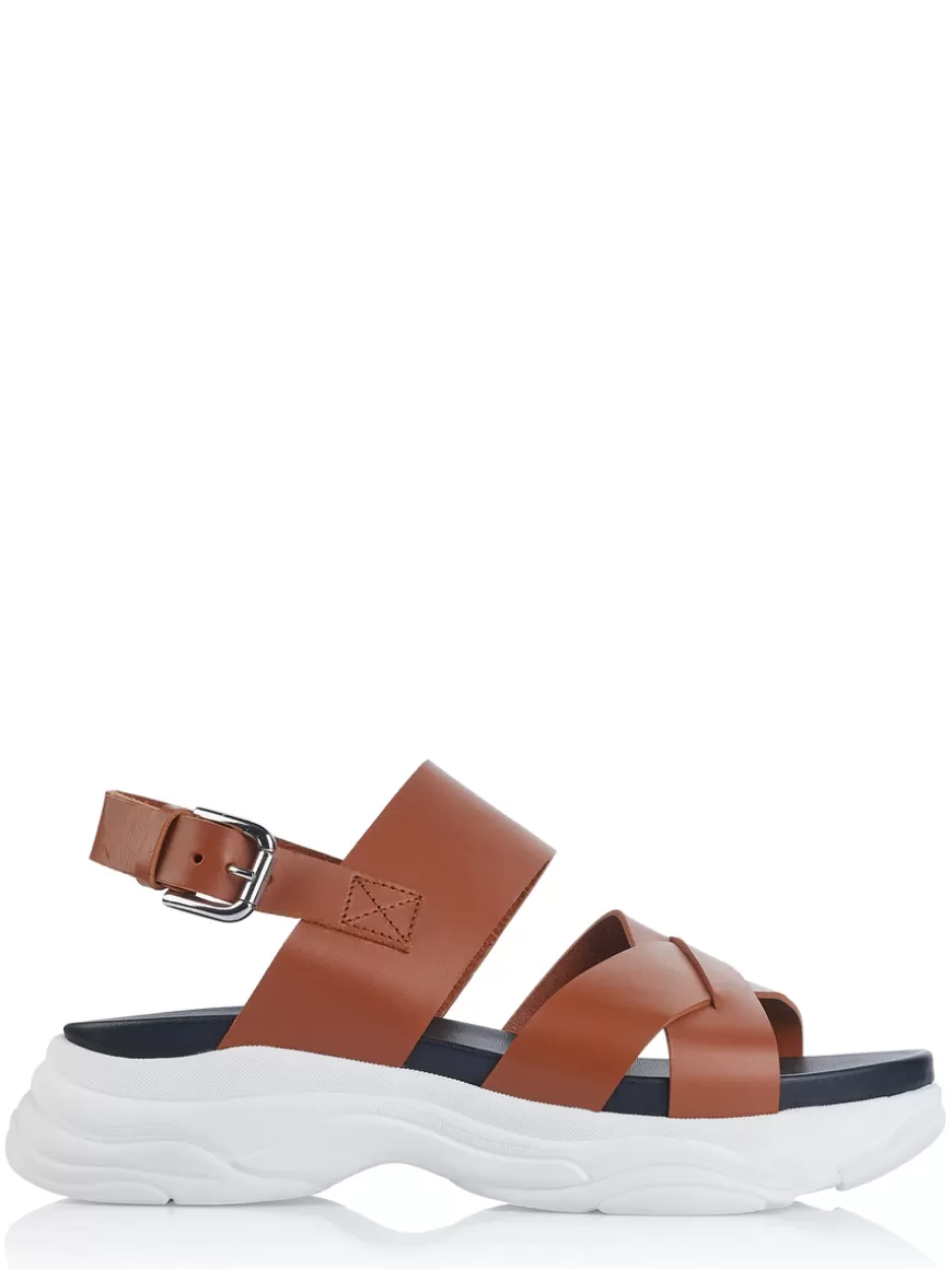 Pollini Sandal Brown Best Sale