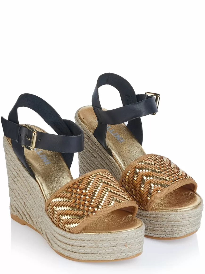 Pollini Sandal Gold Best Sale