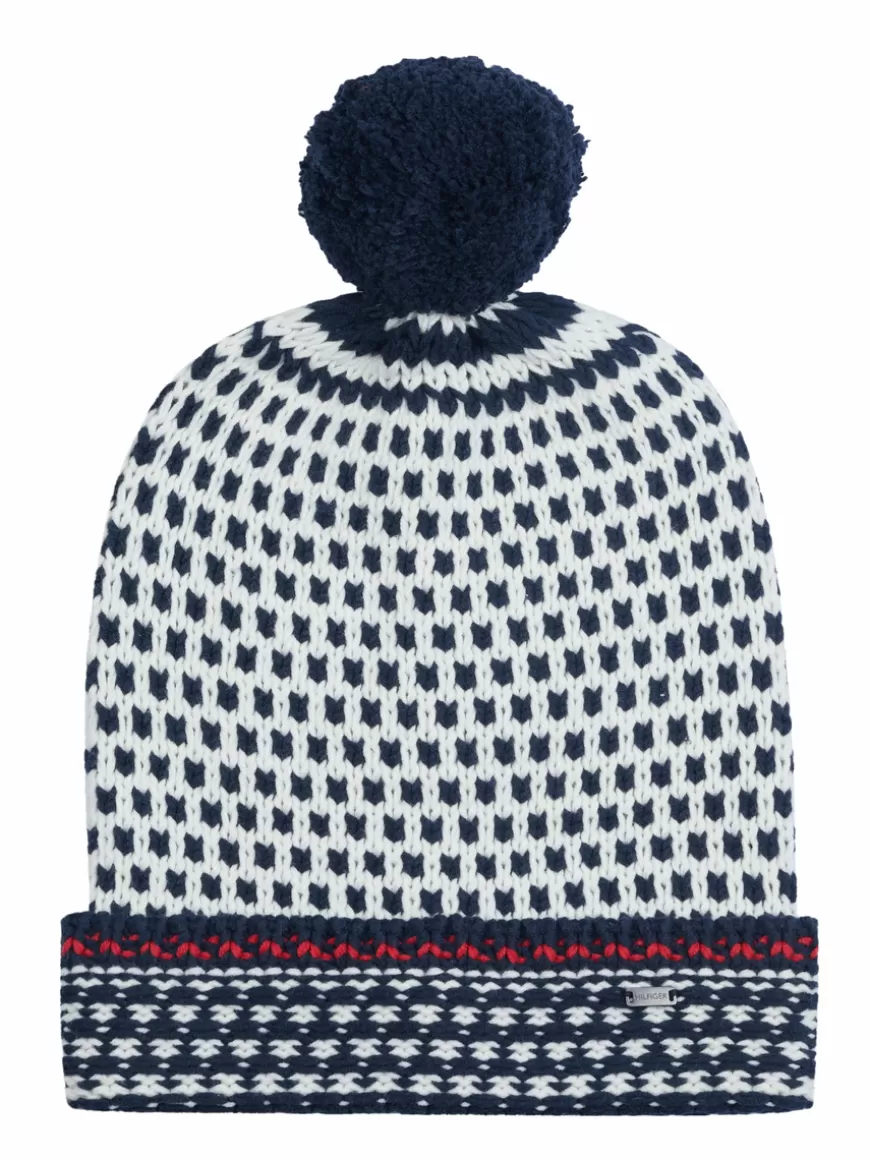 Tommy Hilfiger Beanie White-blue Best