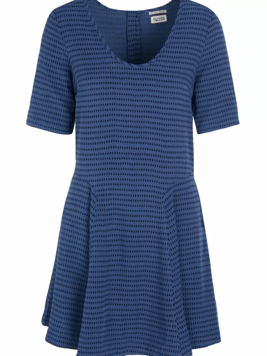 Tommy Hilfiger Denim Dress Navy Cheap