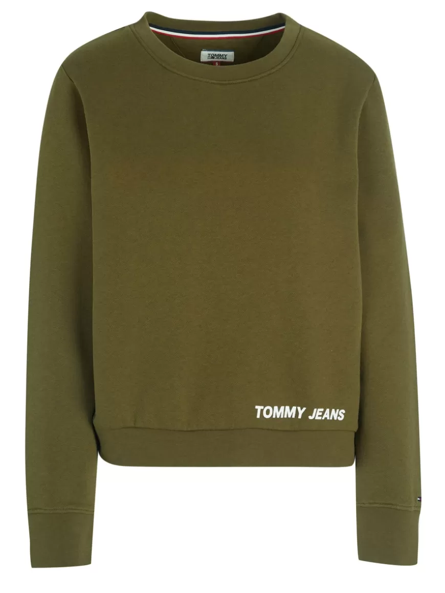 Tommy Hilfiger Jeans Pullover Olive Sale