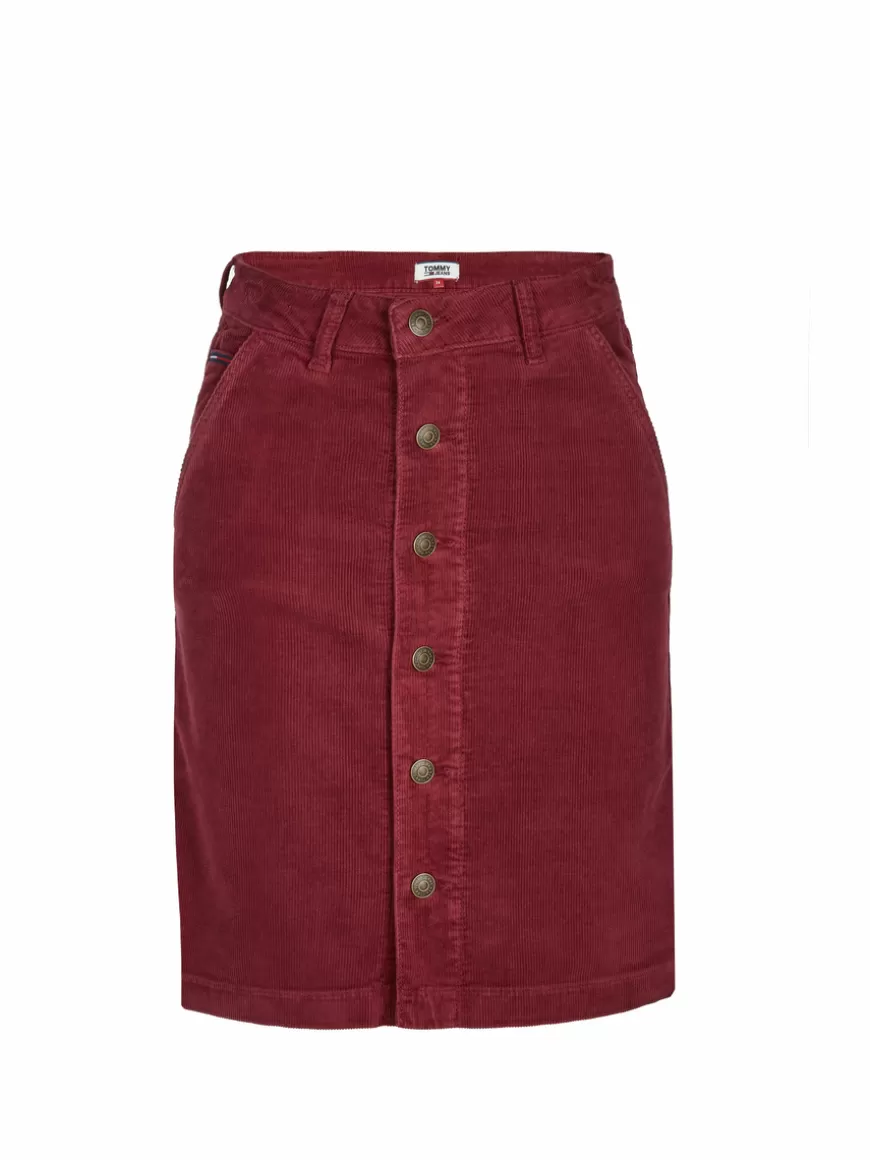 Tommy Hilfiger Jeans Skirt Burgundy Fashion