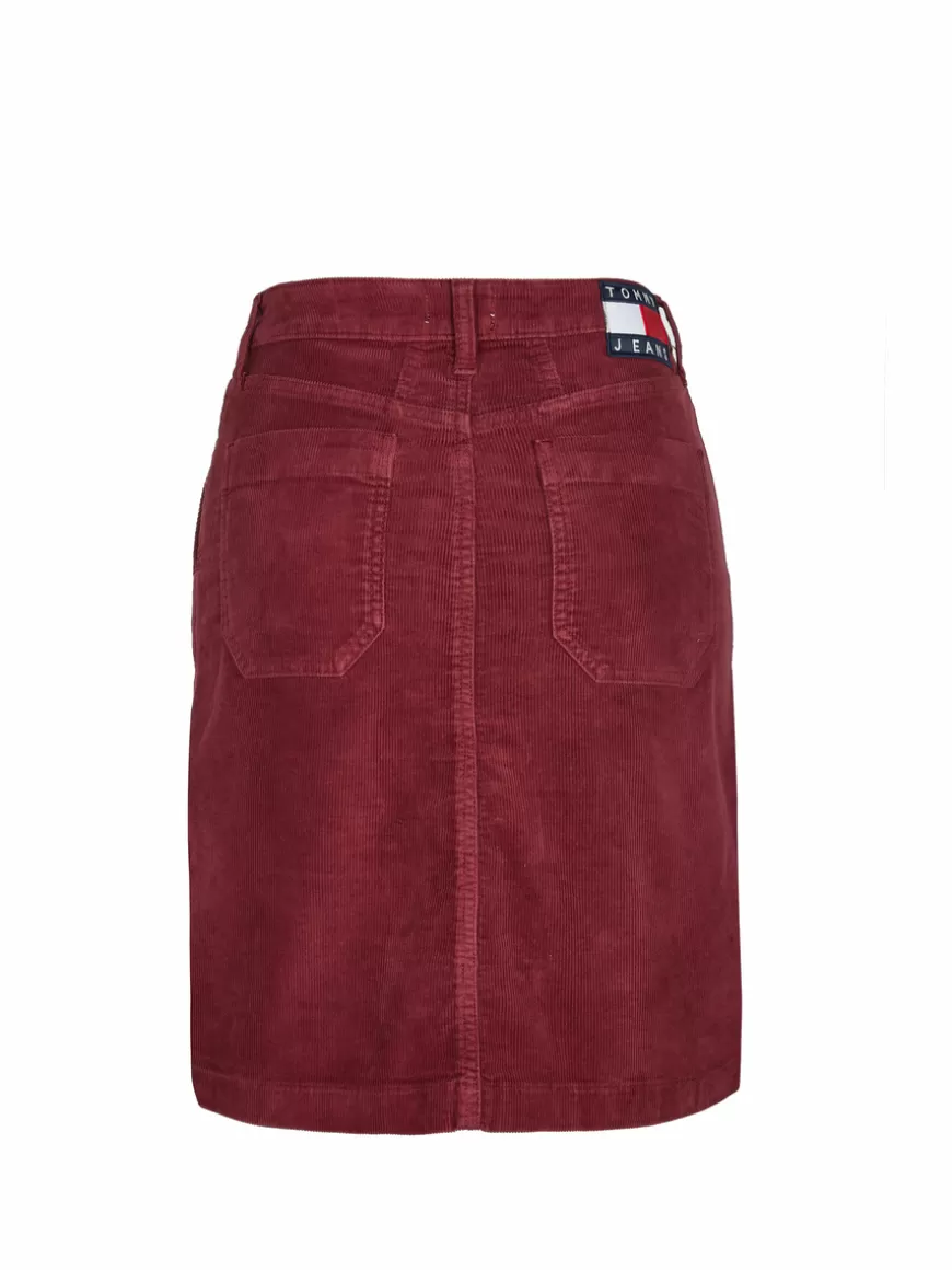 Tommy Hilfiger Jeans Skirt Burgundy Fashion