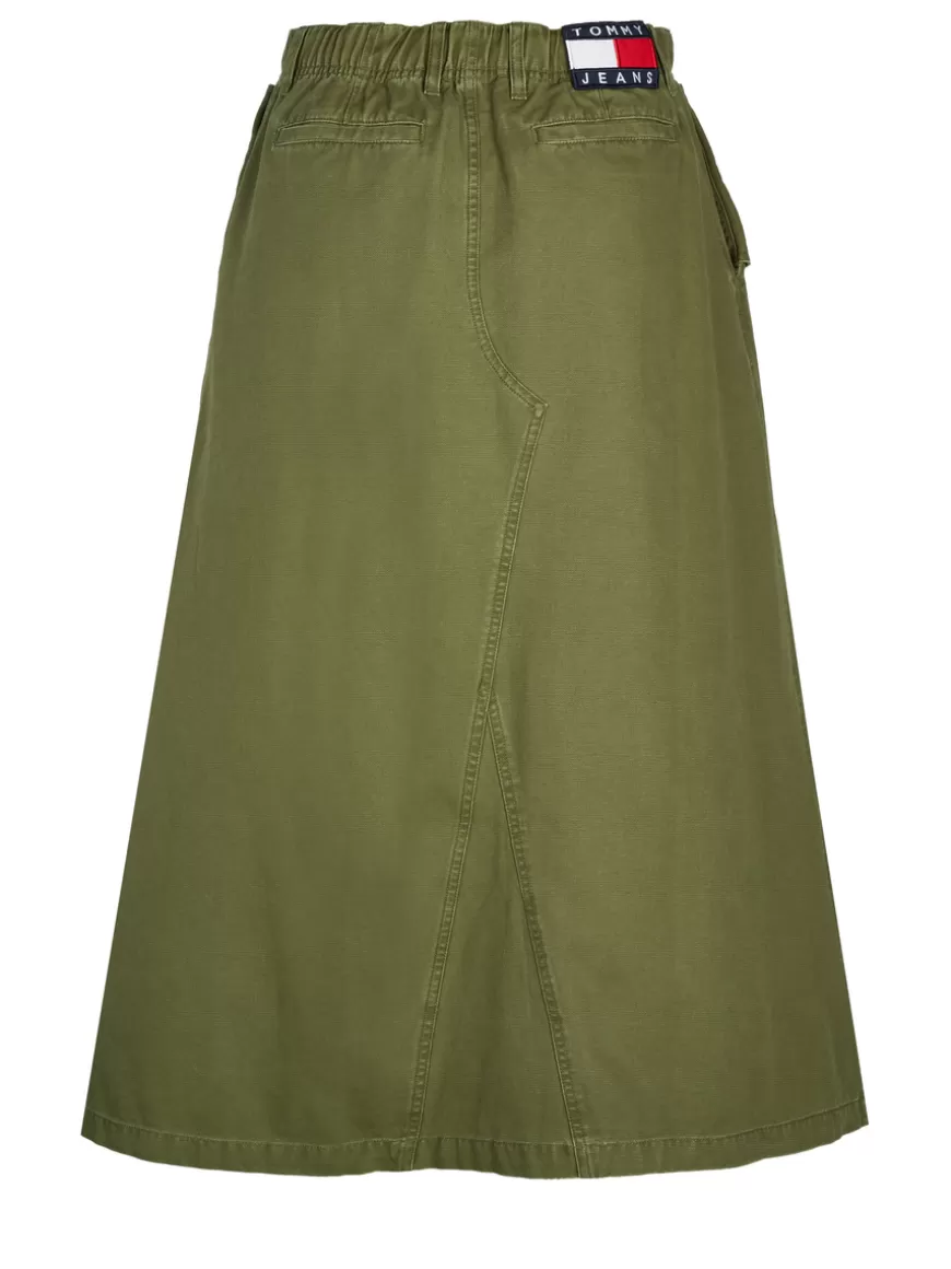 Tommy Hilfiger Jeans Skirt Olive Outlet