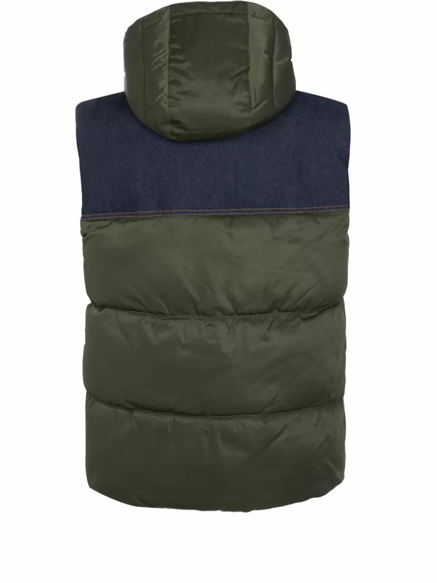 Tommy Hilfiger Jeans Vest Olive Cheap