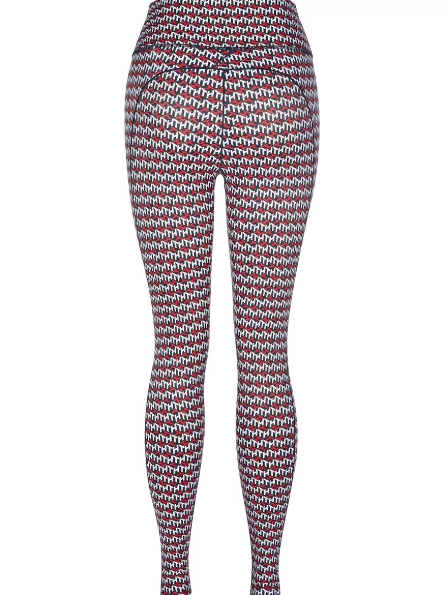 Tommy Hilfiger Leggings Red Best Sale