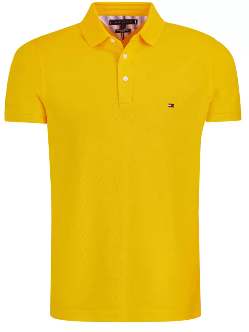 Tommy Hilfiger Poloshirt Yellow Sale