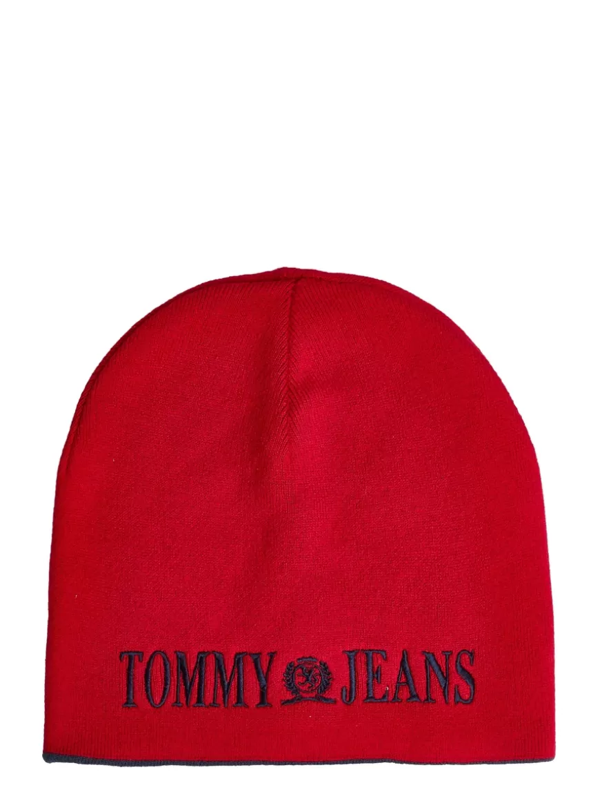 Tommy Hilfiger reversible beanie / red Navy Shop