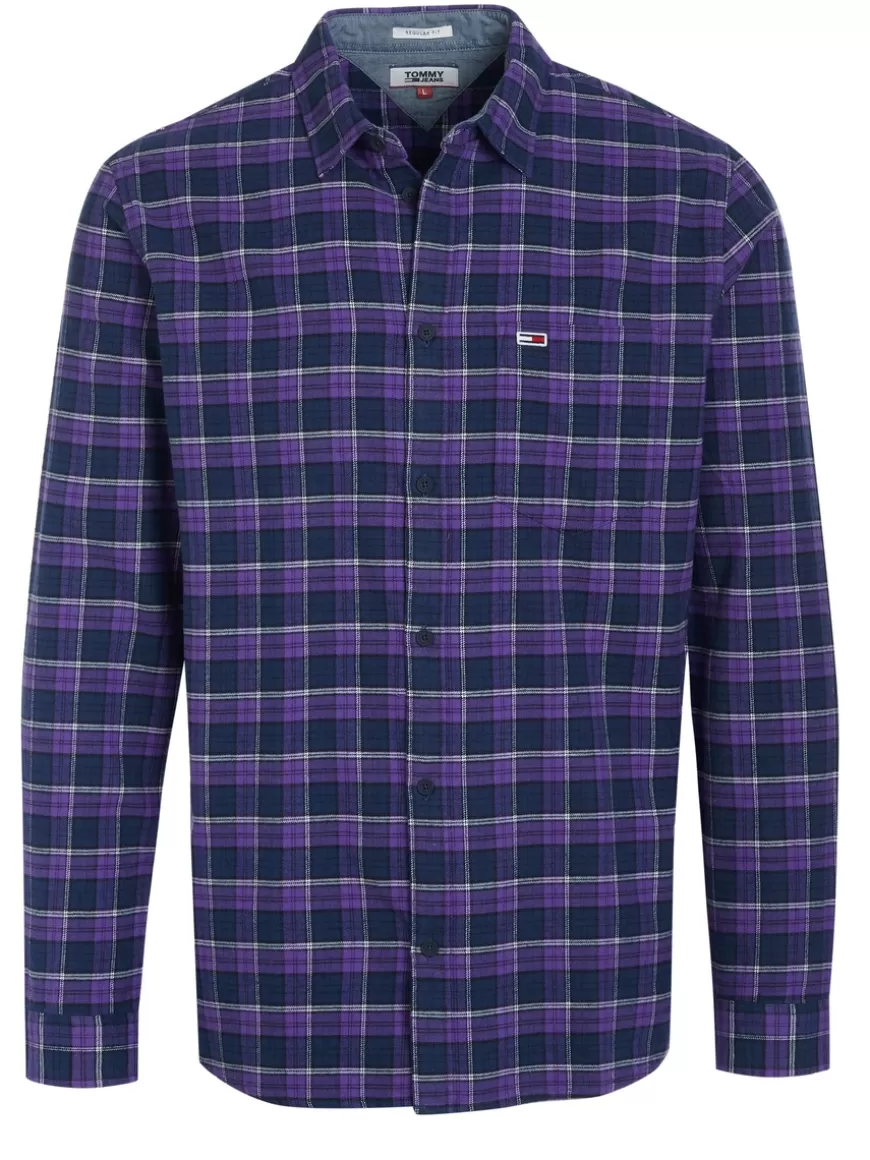 Tommy Hilfiger Jeans Tommy Jeans flannel shirt Purple Best