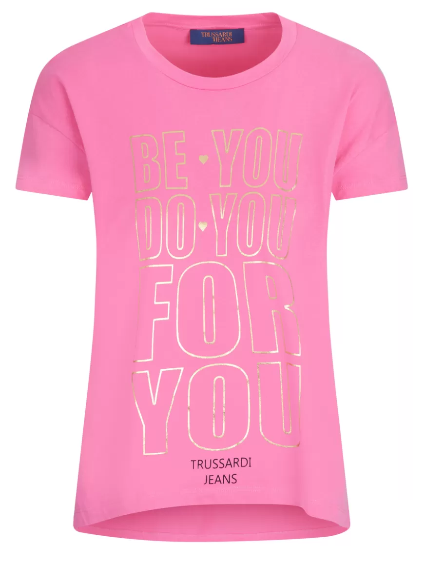 Trussardi jeans Top Pink Best Sale