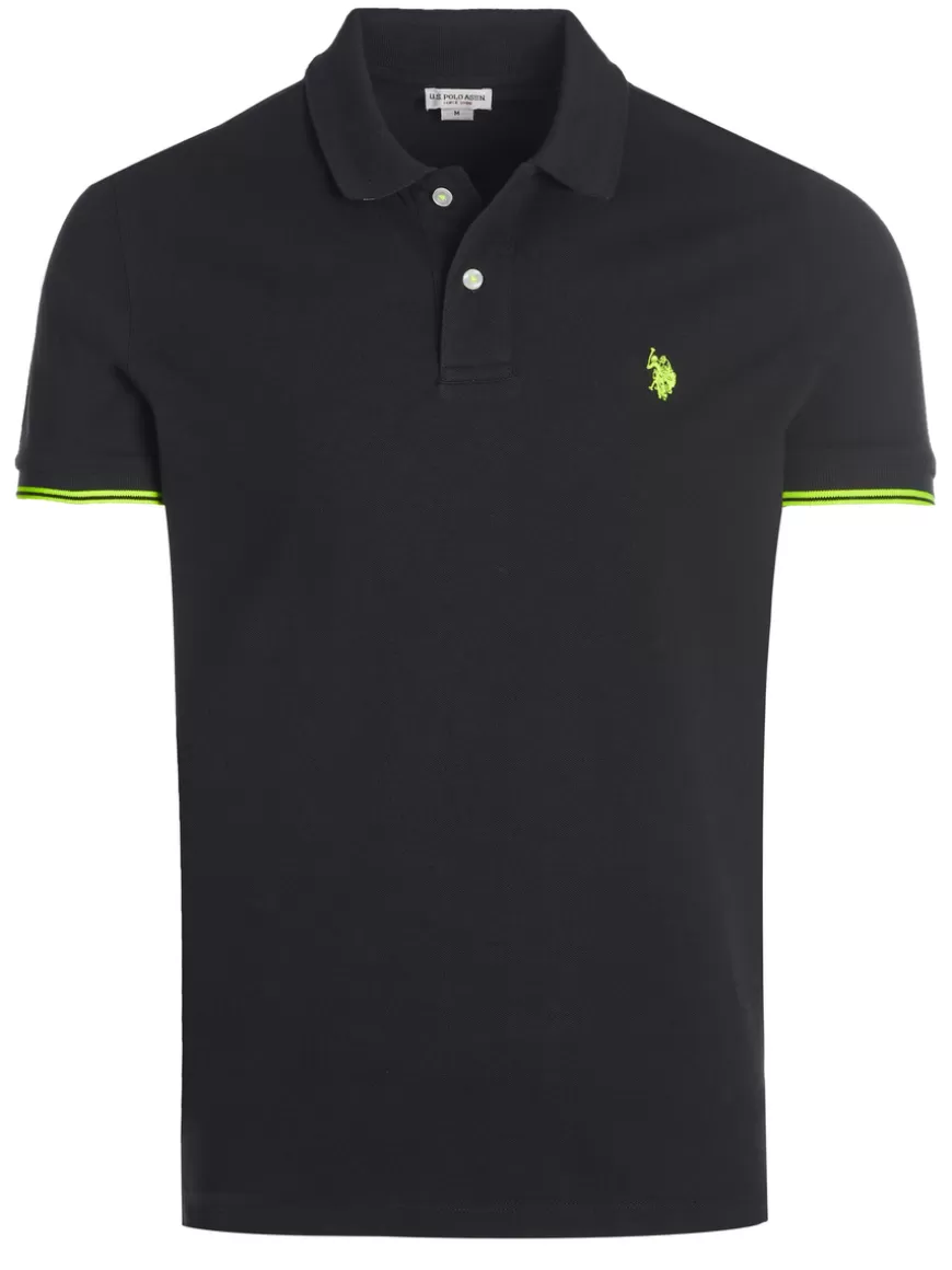 U.S. Polo Assn. Poloshirt Black Cheap