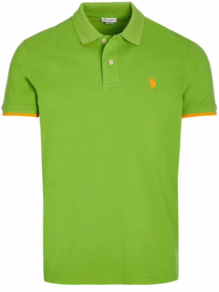 U.S. Polo Assn. Poloshirt Green Cheap