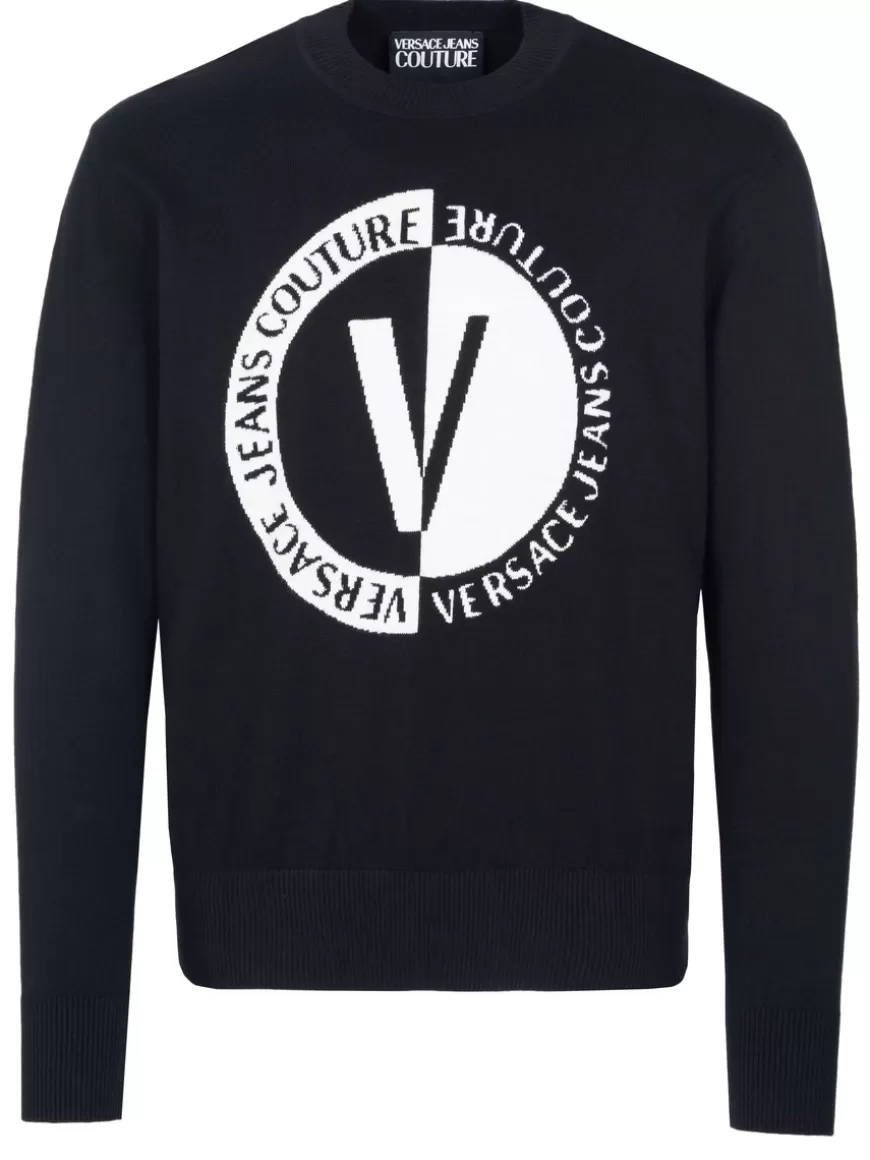 Versace Jeans Couture pullover black Black&white Shop