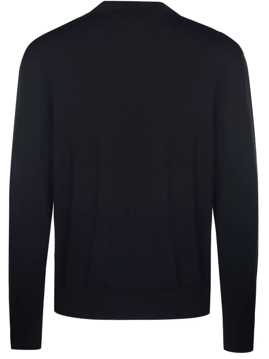 Versace Jeans Couture Pullover Black-gold Outlet